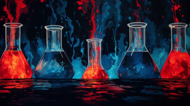 water treatment - futuristic look of forever chemicals