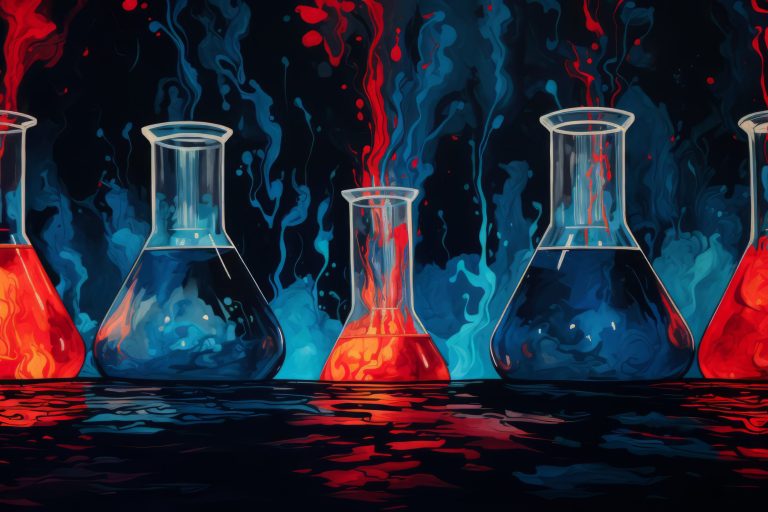 water treatment - futuristic look of forever chemicals